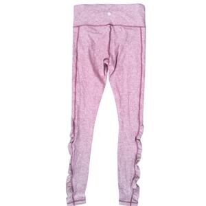 Lululemon Athletic Club Bordeaux drama turnaround legging ruched size 6 burgundy